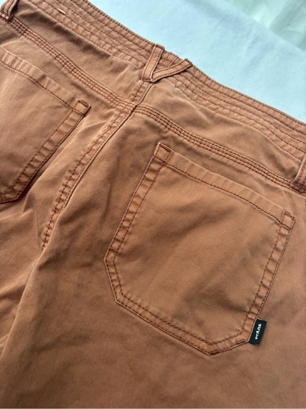 Prana Burnt Orange Straight-Leg Pants - Picture 7 of 11
